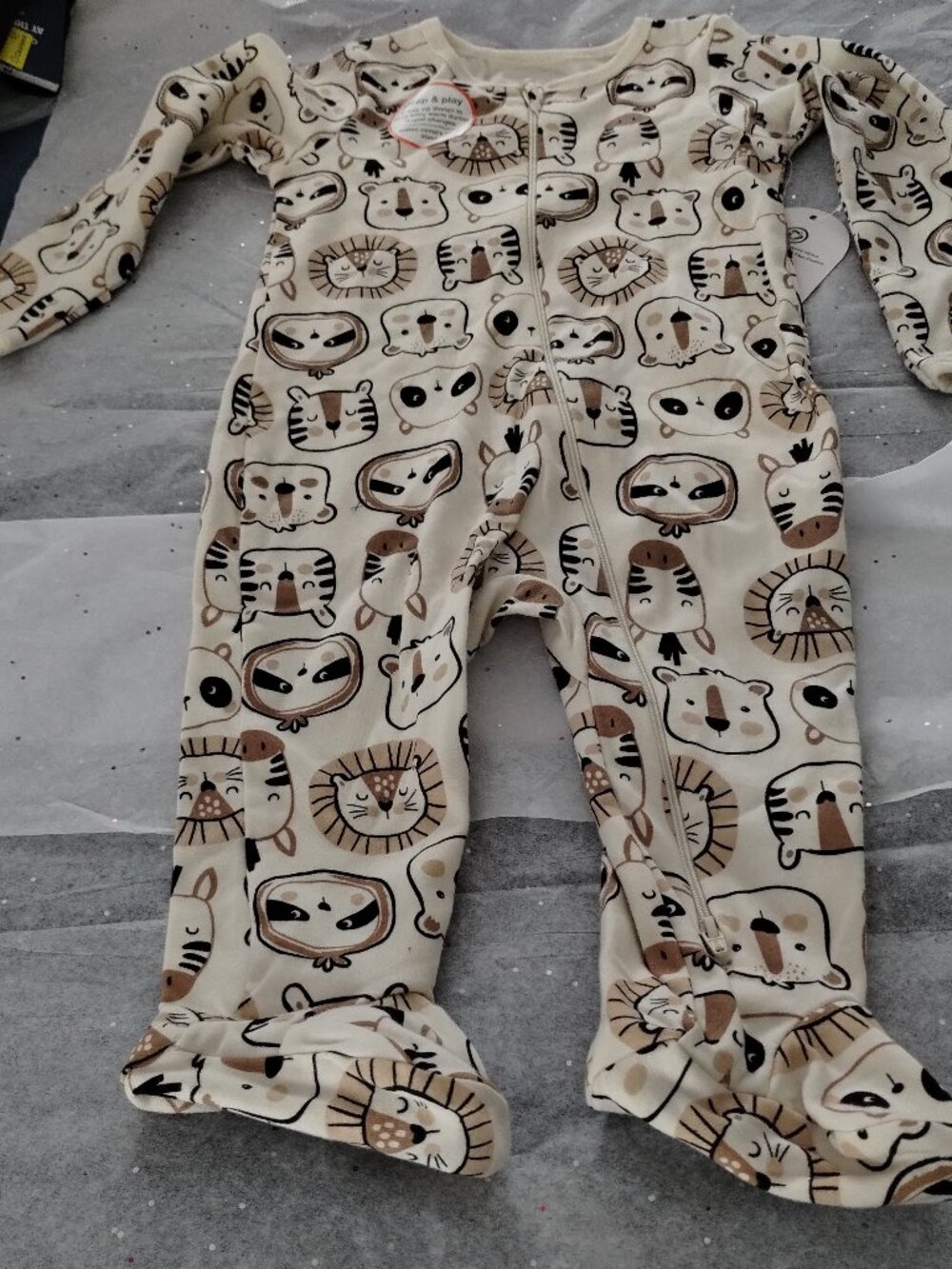 Wonder Nation sleep- n- play onesie